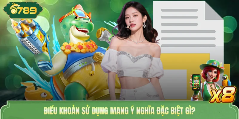 Điều khoản sử dụng mang ý nghĩa đặc biệt gì?